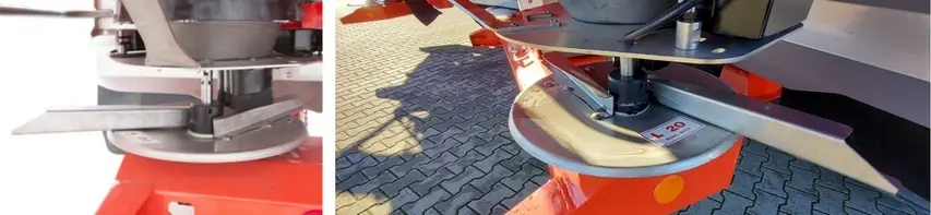 Tarcze rozsiewające rozsiewacza Gaspardo PRIMO